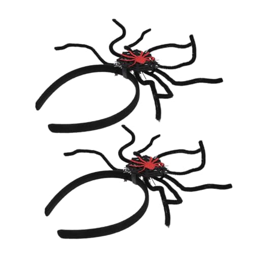 SAFIGLE 2 Stück Halloween Spinnen Haarband Spider Devil Headband für und Mädchen Vielseitige Kostüm Deko für Halloween Partys und Cosplay von SAFIGLE