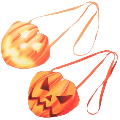 SAFIGLE 2 Stück Halloween Süßigkeitstaschen mit Kürbis Muster Praktische Dekoration für Kostümpartys und Halloween Events für Süßigkeitenverpackung SAFIGLE 2 Stück Halloween Süßigkeitstaschen mit Kürbis Muster Praktische Dekoration für Kostümpartys und Halloween Events für Süßigkeitenverpackung von SAFIGLE
