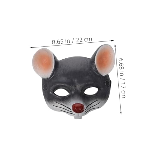 SAFIGLE 2 Stück Rattenmaske für Halloween Karneval und Kostümpartys Realistische Tiergesichtsmaske für Erwachsene und und für Gemeinsame Kostüme SAFIGLE 2 Stück Rattenmaske für Halloween Karneval und Kostümpartys Realistische Tiergesichtsmaske für Erwachsene und und für Gemeinsame Kostüme von SAFIGLE