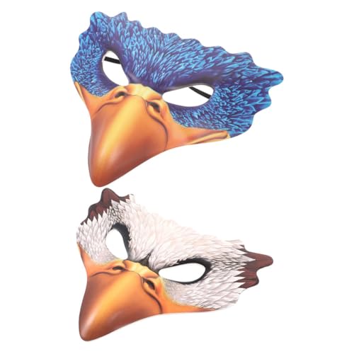 SAFIGLE 2 Stück Realistische PU Schaum Eagle Maske für Erwachsene für Halloween Kostümpartys Maskenball und Cosplay Zubehör SAFIGLE 2 Stück Realistische PU Schaum Eagle Maske für Erwachsene für Halloween Kostümpartys Maskenball und Cosplay Zubehör von SAFIGLE