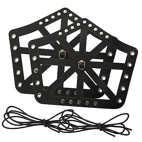 SAFIGLE 2 Stück Gothic Punk Arm Band Gepolsterte Ärmel Handgefertigte Leder Armschützer Für Cosplay Halloween Kostüme von SAFIGLE