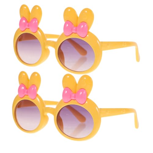 SAFIGLE 2 Stück Sonnenbrillen Für Junge Umrandete Sonnenbrillenkind Blaulichtbrille Für Party Kleinkinder Yellow Stk SAFIGLE 2 Stück Sonnenbrillen Für Junge Umrandete Sonnenbrillenkind Blaulichtbrille Für Party Kleinkinder Yellow Stk von SAFIGLE