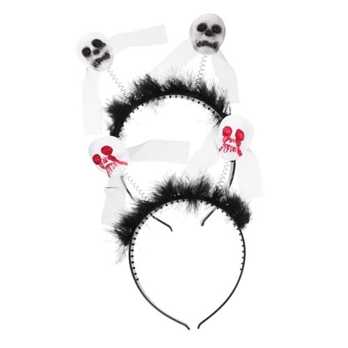 SAFIGLE 2 Stück Teiliges Halloween Haarreif mit Deko Leichtes Bequemes Stirnband für Party Cosplay Fotoshooting und Festtagskostüm Geeignet für Erwachsene SAFIGLE 2 Stück Teiliges Halloween Haarreif mit Deko Leichtes Bequemes Stirnband für Party Cosplay Fotoshooting und Festtagskostüm Geeignet für Erwachsene von SAFIGLE