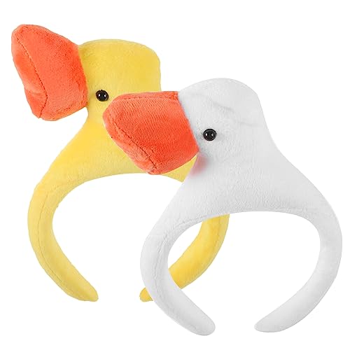 SAFIGLE 2 Stück Teiliges Stirnband Design Weiches Haarband für Party und Erwachsene Leichtes Bequemes Kostüm Accessoire und Fotorequisite Gelb Weiß SAFIGLE 2 Stück Teiliges Stirnband Design Weiches Haarband für Party und Erwachsene Leichtes Bequemes Kostüm Accessoire und Fotorequisite Gelb Weiß von SAFIGLE