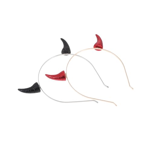 SAFIGLE 2 Stück Teiliges Teufelshörner Haarreif in Schwarz und Rot Festival Hair Hoops für Halloween Party Langlebiges Wiederverwendbares Kopfschmuck Accessoire mit Feiner Verarbeitung SAFIGLE 2 Stück Teiliges Teufelshörner Haarreif in Schwarz und Rot Festival Hair Hoops für Halloween Party Langlebiges Wiederverwendbares Kopfschmuck Accessoire mit Feiner Verarbeitung von SAFIGLE