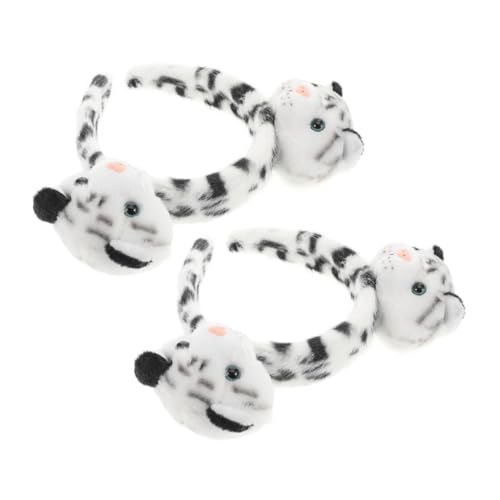 SAFIGLE 2 Stück Tierohren Haarband aus Plüsch Niedliche Tigerohren für Mädchen Komfortables und Weiches Haaraccessoire für Make Up Fotografie und Partys Vielseitig Einsetzbar SAFIGLE 2 Stück Tierohren Haarband aus Plüsch Niedliche Tigerohren für Mädchen Komfortables und Weiches Haaraccessoire für Make Up Fotografie und Partys Vielseitig Einsetzbar von SAFIGLE
