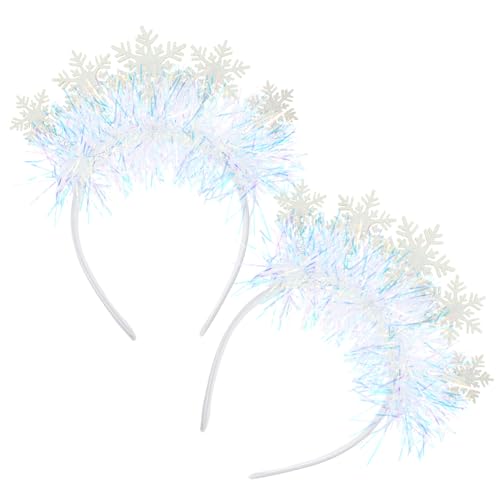 SAFIGLE 2 Stück Weihnachtlicher Haarreif mit Weißen Schneeflocken Pailletten Rutschfeste Xmas Haarreifen für Weihnachtsfeier Kostüm Party und Fotoshooting Festlicher Kopfschmuck für SAFIGLE 2 Stück Weihnachtlicher Haarreif mit Weißen Schneeflocken Pailletten Rutschfeste Xmas Haarreifen für Weihnachtsfeier Kostüm Party und Fotoshooting Festlicher Kopfschmuck für von SAFIGLE