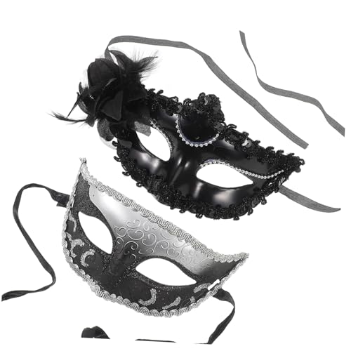 SAFIGLE 2 Teiliges Paar Maskenset Feder Handmaske Cosplay Maske Handmaske Maskerade Masken Kostümmaske Maske Kostümmaske Kunststoff SAFIGLE 2 Teiliges Paar Maskenset Feder Handmaske Cosplay Maske Handmaske Maskerade Masken Kostümmaske Maske Kostümmaske Kunststoff von SAFIGLE