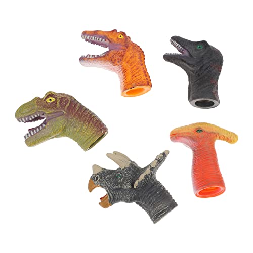 SAFIGLE 25 STK Handpuppenspielzeug Tierspielzeug Für Babys Handpuppen Für Babys Baby-Dinosaurier-Spielzeug Dinosaurierspielzeug Für Kinder Plastik Weiches Gummi Eltern-Kind Fingerlinge von SAFIGLE