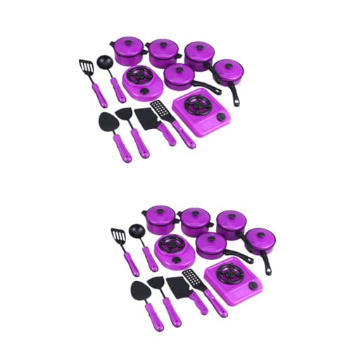 SAFIGLE 26 STK Spielzeug Widersprochen Küchenutensilien Violett Kind von SAFIGLE