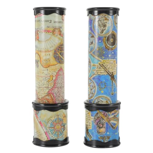 SAFIGLE 2 Stücke Kaleidoskop Spielzeug Für Kinder - Pädagogisches Spielzeug Zur Förderung Von Fantasie Und Kreativität in Zufälligen Farben Perfekte Größe Für Kleine Hände von SAFIGLE
