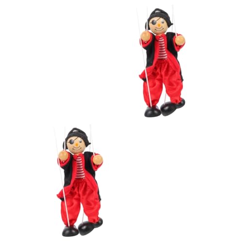 SAFIGLE 2st Marionette Kinderspielzeug Juguetes Adultos Für Kinder Erwachsenenpuppe Für Jungs Piratenspielzeug Puppen Hebe Den Stoff Bauchredner von SAFIGLE