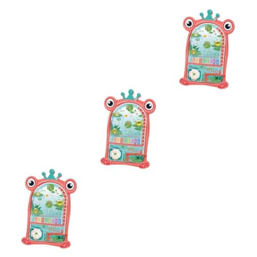 SAFIGLE 3 STK Fun Flipperautomat Kinderspielzeug Reisespielzeug Für Kinder Lernspielzeug Mini-spielekonsolen Spielset Für Kinder Mini Schachbrett Abs Geschenk Tier Eltern-Kind von SAFIGLE