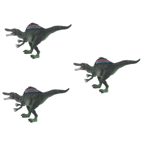 SAFIGLE 3 STK Stachelrücken-Drachen Hand Kinder Mini-Spielzeug Dinosaurierstatue Für Kinder Dinosaurier-modellspielzeug Kinder Dekor Miniaturen Tier Plastik Spinosaurus von SAFIGLE