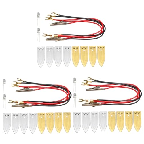 SAFIGLE 3 Sätze Experimentieren Strom Lampen:Wissenschaftliches Experimentierset FüR Fruchtbatterien,Bioenergie Wissenschaft Spielzeug Kit - Diy Fruchtbatterie Experimente FüR Kartoffeluhr Zitronenbat SAFIGLE 3 Sätze Experimentieren Strom Lampen:Wissenschaftliches Experimentierset FüR Fruchtbatterien,Bioenergie Wissenschaft Spielzeug Kit - Diy Fruchtbatterie Experimente FüR Kartoffeluhr Zitronenbat von SAFIGLE