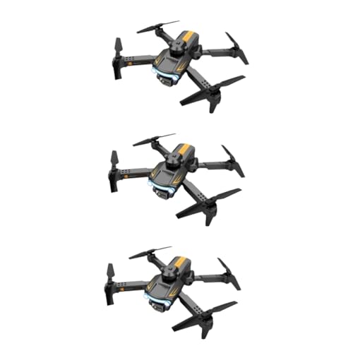 SAFIGLE 3 Sätze Luftfahrzeug hochauflösendes Flugzeug RC Flugzeuge für Erwachsene Drohnen Spielzeugflugzeug Teenager-Drohne Kameraflugzeug ferngesteuertes Flugzeug Doppellinse 4k Plastik von SAFIGLE