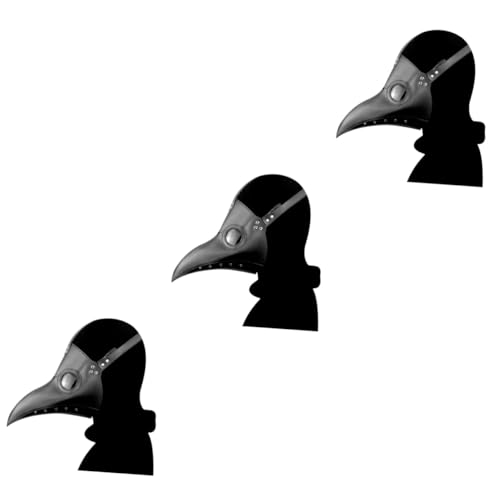 SAFIGLE 3 Stk Lustige Maske Rollenspielkostüm -schnabel-maske Hut, Mütze Cosplay-kostüme Steampunk-maske Lange Nasenmaske Cosplay-masken Leistungsrequisiten Europäisch Und Amerikanisch von SAFIGLE