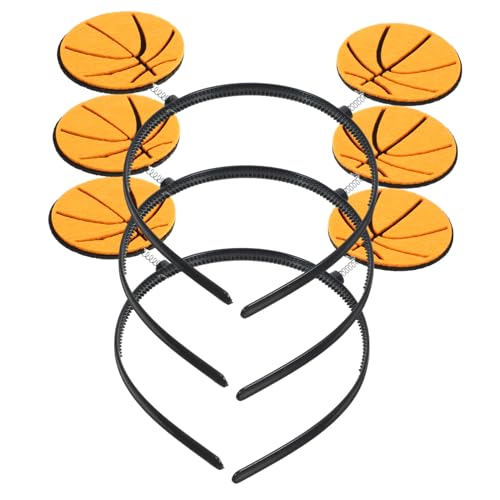 SAFIGLE 3 Stück Damen Haarbänder mit Sportmotive Leichtes Bequemes Stirnband für Festivals Partys und Kostümzubehör Geeignet Vielseitiges Lustiges Headband für Erwachsene als Foto von SAFIGLE