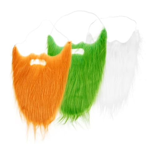 SAFIGLE 3 Stück Durchführung von Bart-Requisiten Halloween oblaten wampir Halloween Bartbürste Wildschweinborsten Bart Trimmer Simulation Schnurrbart realistischer Schnurrbart für Cosplay von SAFIGLE