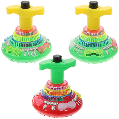 SAFIGLE 3er Set Led Musik Kreisel Spielzeug - Leuchtende Und Drehende Gyroskop Spielzeuge FüR Kinder - Perfekt FüR Halloween Und Partys - ZufäLlige Farben Und Stile SAFIGLE 3er Set Led Musik Kreisel Spielzeug - Leuchtende Und Drehende Gyroskop Spielzeuge FüR Kinder - Perfekt FüR Halloween Und Partys - ZufäLlige Farben Und Stile von SAFIGLE