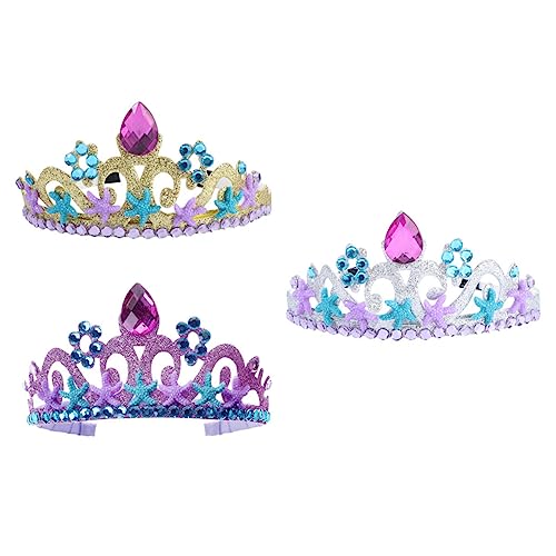 SAFIGLE 3 Stück Teiliges Haarband mit Meeresstern Dekoration Tiara für Geburtstagsfeiern Prinzessinnen und Kostümpartys Gold Silber und SAFIGLE 3 Stück Teiliges Haarband mit Meeresstern Dekoration Tiara für Geburtstagsfeiern Prinzessinnen und Kostümpartys Gold Silber und von SAFIGLE