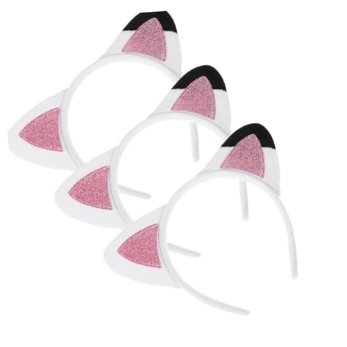 SAFIGLE 3 Stück Teiliges Katzenohren Haarreif Charmantes Cosplay Haarschmuck für Frauen und Mädchen Niedliche Kleine Katzenohren Stirnbänder für Karneval Party und Make-up-spiel SAFIGLE 3 Stück Teiliges Katzenohren Haarreif Charmantes Cosplay Haarschmuck für Frauen und Mädchen Niedliche Kleine Katzenohren Stirnbänder für Karneval Party und Make-up-spiel von SAFIGLE