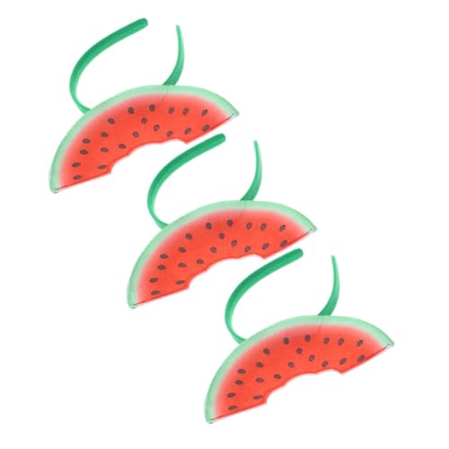 SAFIGLE 3 Stück Teiliges Wassermelonen Haarband Dehnbares Leichtes Stirnband mit Fruchtigem Cartoon Design Modisches Accessoire für Erwachsene für Sommerpartys und Karneval SAFIGLE 3 Stück Teiliges Wassermelonen Haarband Dehnbares Leichtes Stirnband mit Fruchtigem Cartoon Design Modisches Accessoire für Erwachsene für Sommerpartys und Karneval von SAFIGLE