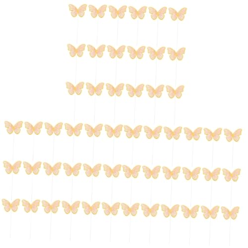 SAFIGLE 30 Sätze Kucheneinsatz partydekoration party deko 3D-Cupcake-Topper Tortenheber für die Hochzeit Hochzeitszubehör Blumendekoration Kuchendeckel zartes Cupcake- Pappbecher Tier von SAFIGLE