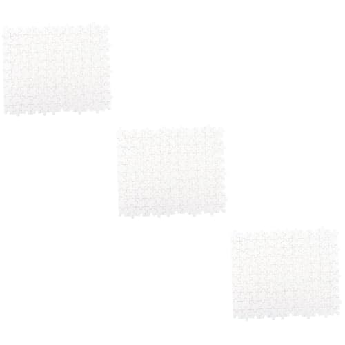 SAFIGLE Weißes Serviertablett 3000 Stück Leeres Holzpuzzle Weiß Individuell Anpassbar UV Weiße Tabletts von SAFIGLE