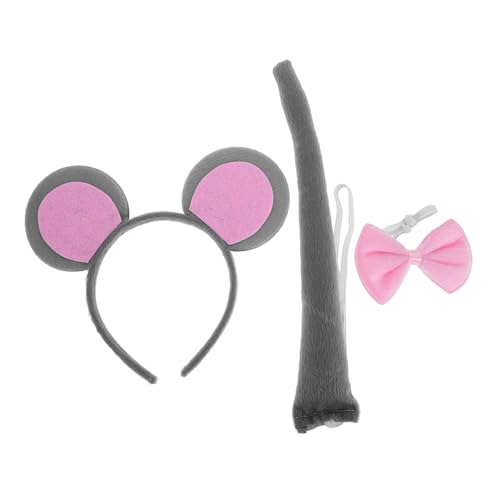 SAFIGLE 3Stücke Teiliges Kostüm Set mit Stirnband Fliege Bequemes Strapazierfähiges Outfit für Halloween Cosplay Partys Spielerische Aktivitäten SAFIGLE 3Stücke Teiliges Kostüm Set mit Stirnband Fliege Bequemes Strapazierfähiges Outfit für Halloween Cosplay Partys Spielerische Aktivitäten von SAFIGLE