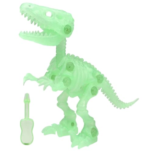 SAFIGLE 4 Sätze Schraubendreher Dinosaurier Dinosaurier-Stütze Desktop-Spielzeug Kinderspielzeug Modelle 3D-Dinosaurier Spielzeug auseinandernehmen Puzzle schmücken Werkzeug Eltern-Kind von SAFIGLE
