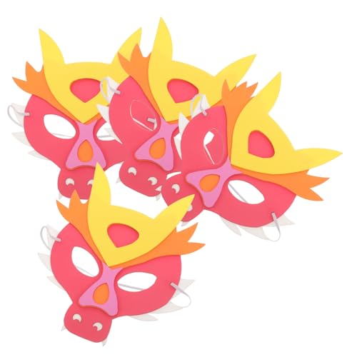 SAFIGLE 4 Stck Teiliges Kinderdrachen Masken aus Eva Lustige Tier Masken für Karneval Kostümparty Bühnenauftritte und Maskerade und Sicher für Jungen und Mädchen SAFIGLE 4 Stck Teiliges Kinderdrachen Masken aus Eva Lustige Tier Masken für Karneval Kostümparty Bühnenauftritte und Maskerade und Sicher für Jungen und Mädchen von SAFIGLE