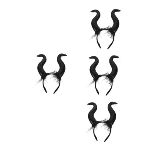 SAFIGLE 4 Stück Halloween Teufelshörner Stirnband Leichtes Haarreif Universalgröße Modisches Party und Cosplay Accessoire für Halloween Kostüm Geschenkidee SAFIGLE 4 Stück Halloween Teufelshörner Stirnband Leichtes Haarreif Universalgröße Modisches Party und Cosplay Accessoire für Halloween Kostüm Geschenkidee von SAFIGLE