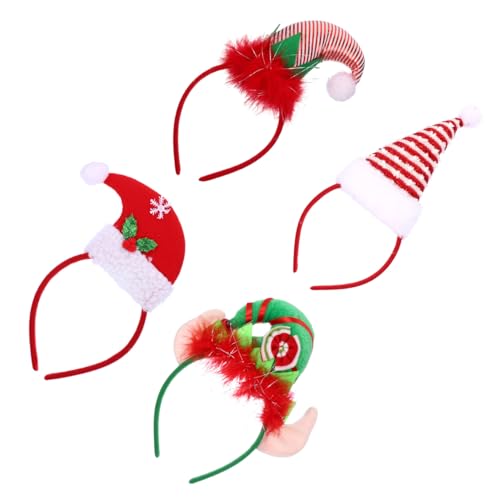 SAFIGLE 4 Stück Teiliges Weihnachtsmützen Haarreifen Farbenfrohe Weihnachts Haarschmuck Bequemes Material für Weihnachten Party Kostüm und Festliche Anlässe SAFIGLE 4 Stück Teiliges Weihnachtsmützen Haarreifen Farbenfrohe Weihnachts Haarschmuck Bequemes Material für Weihnachten Party Kostüm und Festliche Anlässe von SAFIGLE