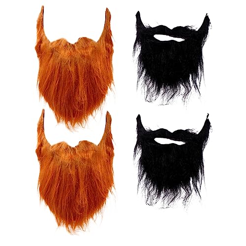 SAFIGLE 4 Stücke Flanell Bart gefälscht Halloween groß Weihnachtsmann Gesicht lustig Fake Beard Fake Schnurrbart Fake Mustache Party-Schnurrbart-Requisiten Partei falscher Bart Plüschtuch SAFIGLE 4 Stücke Flanell Bart gefälscht Halloween groß Weihnachtsmann Gesicht lustig Fake Beard Fake Schnurrbart Fake Mustache Party-Schnurrbart-Requisiten Partei falscher Bart Plüschtuch von SAFIGLE