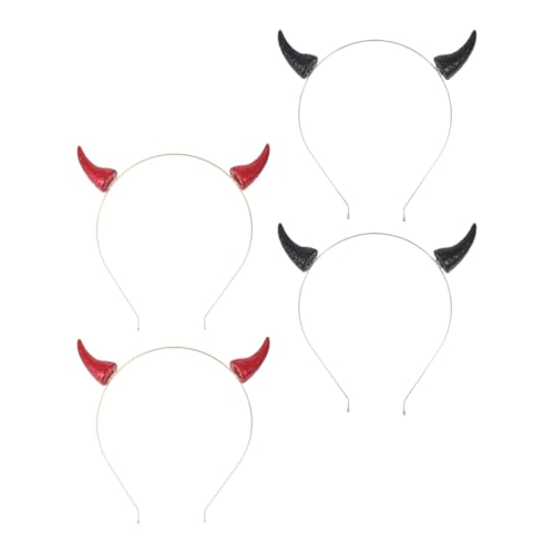 SAFIGLE 4 Stücke Kreative Pack Halloween Teufelshörner Haarreifen Stilvolle Cosplay Haaraccessoires für Halloween Karneval und Maskerade für Erwachsene Geeignet SAFIGLE 4 Stücke Kreative Pack Halloween Teufelshörner Haarreifen Stilvolle Cosplay Haaraccessoires für Halloween Karneval und Maskerade für Erwachsene Geeignet von SAFIGLE