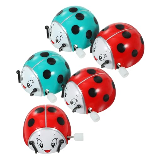 SAFIGLE 5 STK Kinder Mini-Spielzeug Tierspielzeug für Kleinkinder - Uhrwerk-Marienkäfer-Spielzeug - Plastik Jumping Spielzeug deko - Aufzieh Figur aufziehbarer Marienkäfer SAFIGLE 5 STK Kinder Mini-Spielzeug Tierspielzeug für Kleinkinder - Uhrwerk-Marienkäfer-Spielzeug - Plastik Jumping Spielzeug deko - Aufzieh Figur aufziehbarer Marienkäfer von SAFIGLE