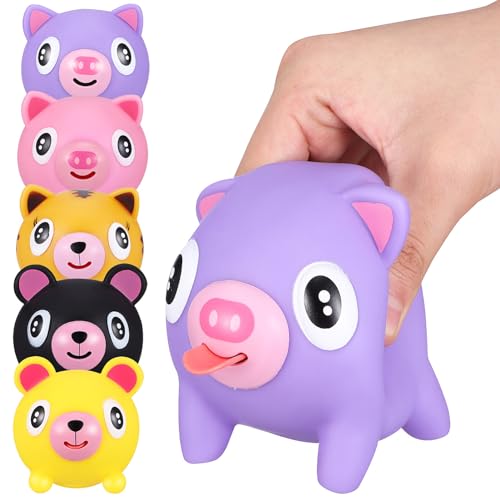 SAFIGLE 5-teiliges Schweinespielzeug schreiendes Ziegen-Schreibtischspielzeug Schweinespielzeug, Schreibtischspielzeug matschiges Schwein Peppa-Schwein-Spielzeug schreiende Ziege Minions-Furzpistole SAFIGLE 5-teiliges Schweinespielzeug schreiendes Ziegen-Schreibtischspielzeug Schweinespielzeug, Schreibtischspielzeug matschiges Schwein Peppa-Schwein-Spielzeug schreiende Ziege Minions-Furzpistole von SAFIGLE