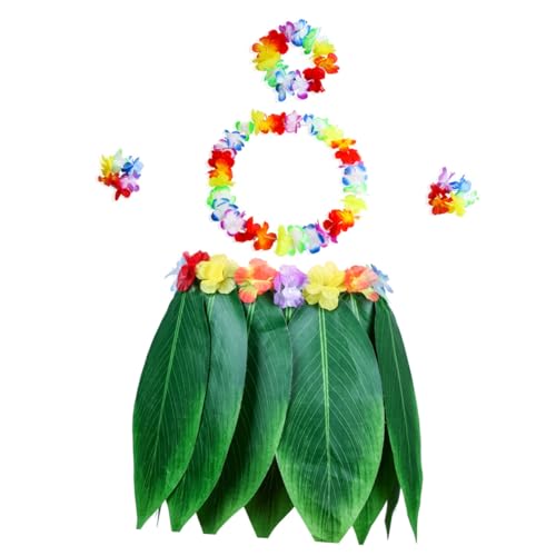 SAFIGLE 5 Stück Teiliges Hawaii Party Grass Skirt mit Verstellbarem Bund und Bunten Blumen Blumengirlanden Tropisches Outfit für Erwachsene Geeignet für Strand und Luau Mottopartys SAFIGLE 5 Stück Teiliges Hawaii Party Grass Skirt mit Verstellbarem Bund und Bunten Blumen Blumengirlanden Tropisches Outfit für Erwachsene Geeignet für Strand und Luau Mottopartys von SAFIGLE