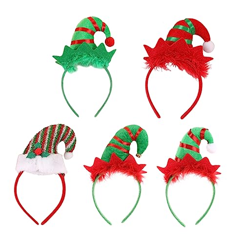 SAFIGLE 5 Stück Teiliges Weihnachts Haarreifen für Weicher Lustige Glocken und Federn Bequeme Haarschmuck Accessoires für Party Karneval und Festliche Kostüme SAFIGLE 5 Stück Teiliges Weihnachts Haarreifen für Weicher Lustige Glocken und Federn Bequeme Haarschmuck Accessoires für Party Karneval und Festliche Kostüme von SAFIGLE