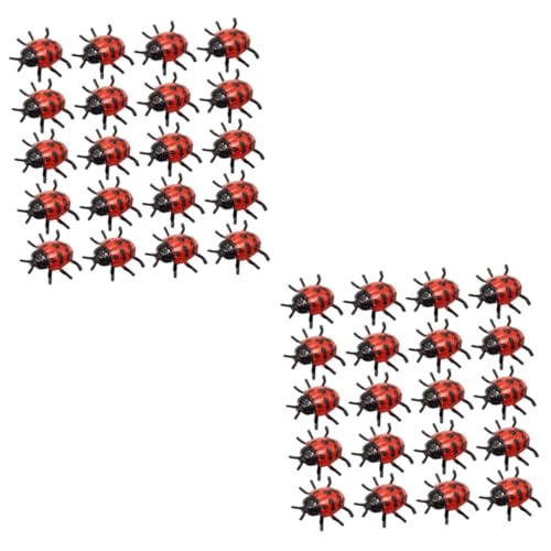 SAFIGLE 50 StüCk Pvc Simulation MarienkäFer Modell - Langlebiges Und Farbenfrohes Spielzeug FüR Kinder, Ideal FüR Halloween Scherze Und Dekorationen MarienkäFer Ladybird Ladybug SAFIGLE 50 StüCk Pvc Simulation MarienkäFer Modell - Langlebiges Und Farbenfrohes Spielzeug FüR Kinder, Ideal FüR Halloween Scherze Und Dekorationen MarienkäFer Ladybird Ladybug von SAFIGLE