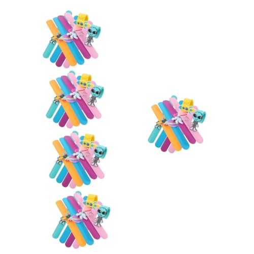 SAFIGLE 50 Stück Silikon-schnappring-armband Kinderspielzeug Spielzeug Für Jungen Anzüge Für Kinder Anzüge Für Jungen Kind Klingelt Kinderanzug Kieselgel Erwachsener Kleinkind Schmücken von SAFIGLE