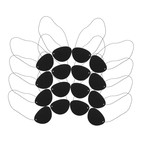 SAFIGLE 50 Stück Teiliges Pirate Eye Patch aus Schwarzem Filz Bequeme und Langlebige Piraten Augenklappen für Halloween Piraten Kostüm Cosplay und Erwachsene Vielseitig für Party SAFIGLE 50 Stück Teiliges Pirate Eye Patch aus Schwarzem Filz Bequeme und Langlebige Piraten Augenklappen für Halloween Piraten Kostüm Cosplay und Erwachsene Vielseitig für Party von SAFIGLE