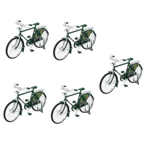 SAFIGLE 5St Fahrradmodell Minispielzeug Kinderhandwerk Haushaltsdekoration das Bürogeschenk Kinderfahrräder Fingerbike-Modell Vintage Fahrradverzierung kleine Fahrradverzierung Hausbedarf von SAFIGLE