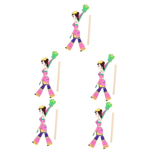 SAFIGLE 5St Marionette Spielzeug Tanz-Requisite Chinesische Schattenfiguren Puppen traditionelles Schattenspiel praktisches Schattenspiel Puzzle Requisiten Reise in den Westen Handpuppe von SAFIGLE
