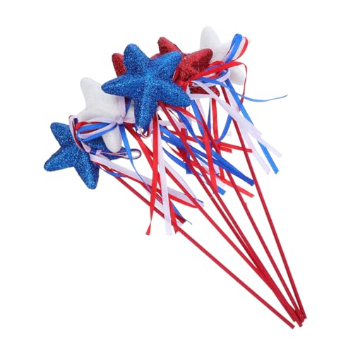SAFIGLE 6 Stück Rote Weiße und Blaue Independence Day Dekorationen für für Partys und Gedenktage von SAFIGLE