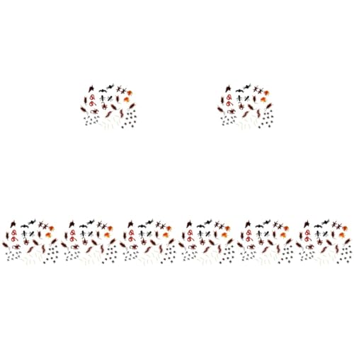 SAFIGLE 800 STK Simuliertes Insektenspielzeug Streichspielzeug Hochstuhl-Banner Emulation Gruseliges Spielzeug Halloween-Simulation Emulationswurm Schaf-Ornament Sanft PVC Falsche Spinne von SAFIGLE