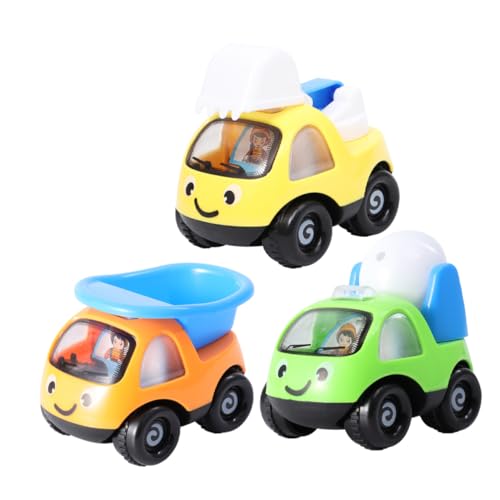SAFIGLE 9 STK Spielzeugauto LKW-Spielzeug Kleine Autospielzeuge Spielzeug Zum Karinieren Cartoon-fahrzeugspielzeug Lernspielzeug Technisches Fahrzeug Plastik Baby Puzzle von SAFIGLE