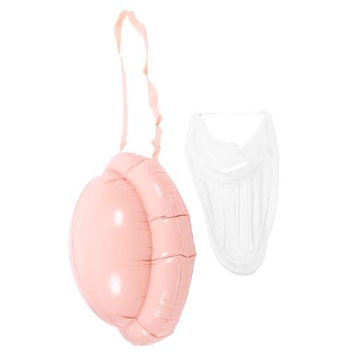 SAFIGLE Aufblasbarer Weihnachtsmann Bauch mit Künstlichem Set Langlebiges Hautfreundliches Cosplay Zubehör für Herren für Weihnachts und Kostümpartys und Robust von SAFIGLE