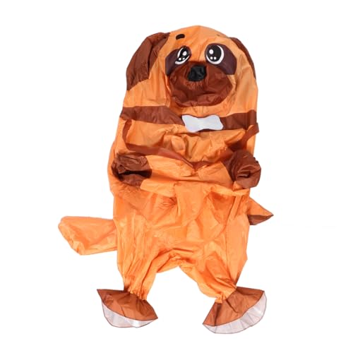 SAFIGLE Aufblasbares Hundekostüm für Erwachsene Lustiges Reithund Kostüm für Halloween und Partys Bequemes Material Schnelles Aufblasen Einzigartiges Design für Unvergessliche Auftritte von SAFIGLE